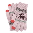 thumbnail image 1 of Gloves for Cold Weather, Winter Gloves Women's Winter Print Warm Touchscreen Medium And Long Knit Gloves, 1 of 2