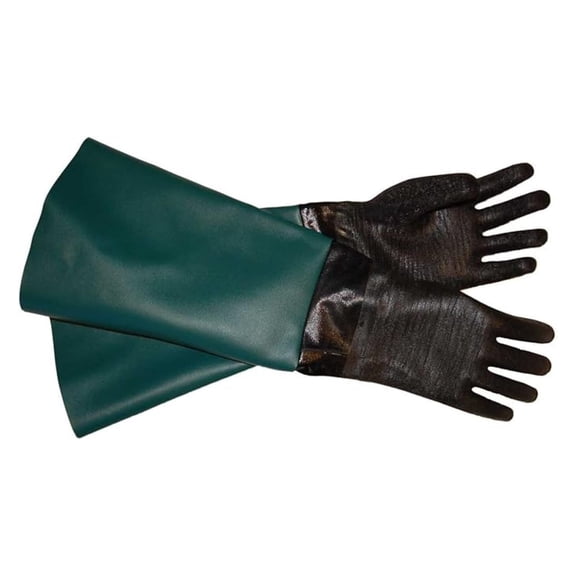 Gloves for Sandblasting Sandblaster Sand Blast Cabinet - 7" x 26" Made in USA
