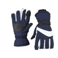 thumbnail image 1 of Gloves for Women Men Winter Gloves Outdoor Adult Men Women Snow Skating Snowboarding Windproof Warm Solid Ski Gloves Navy One Size, 1 of 3