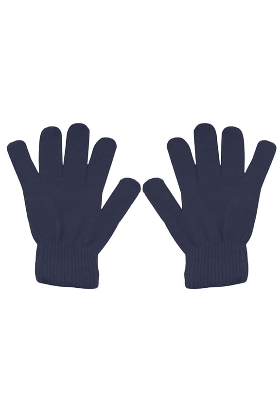 Gloves for Women Men Winter Gloves Warm Strecty Knit Gloves for Men Women Dark Gray One Size