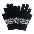 thumbnail image 1 of Gloves for Women Print Warm Medium and Long Knit, 1 of 4