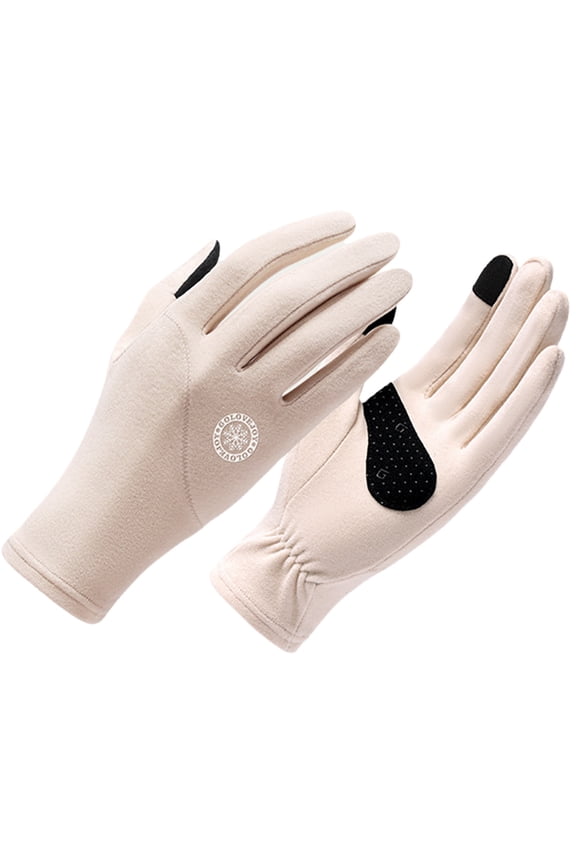 Gloves for Women Touchscreen Thin Winter Gloves Women Warm Running Touchscreen Mittens for Driving Walking Gifts Football Gloves Khaki One Size