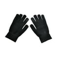 thumbnail image 1 of Gloves for Women Winter Thick Warm And Cold Knitted Solid Color Cycling Gloves Black One Size, 1 of 2
