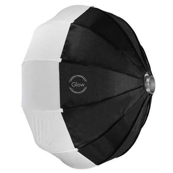 Glow 35" Quick Ball Lantern Softbox with Deflection Disk and Skirt Set, Bowens Speed Ring