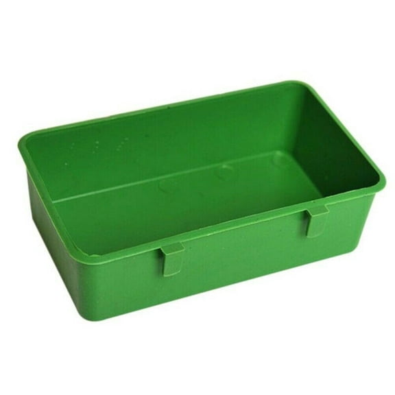 Glow Bird Bath Tub, Plastic Pet Bird Bowl Parrots Parakeet Birdbath Cage Hanging