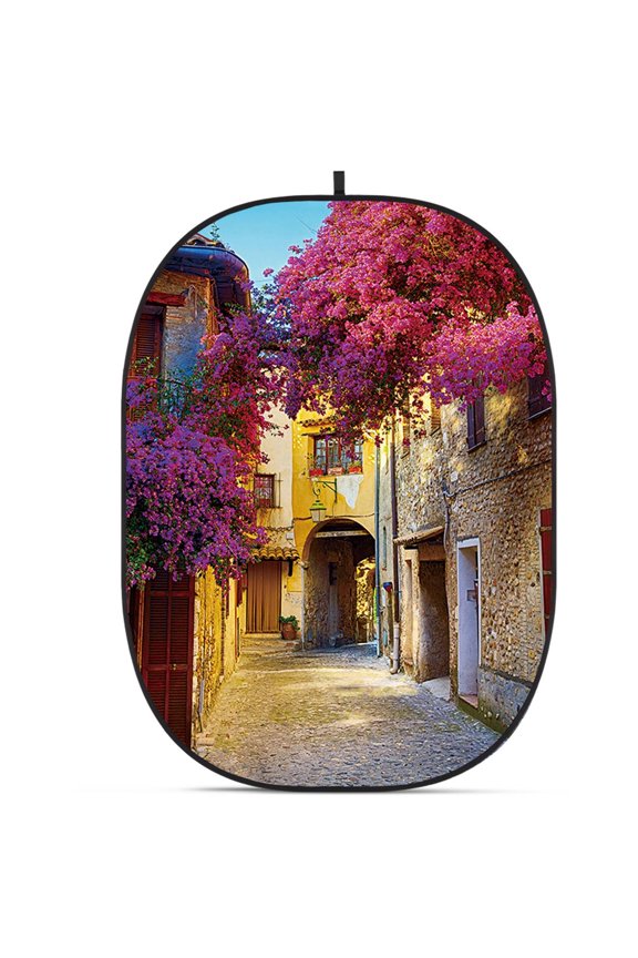 CBA-CS0001 5x6.5' Fabric Collapsible Backdrop, Street