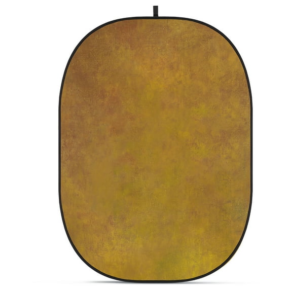 Glow CBA-PA0008 5x6.5' Fabric Collapsible Backdrop, Abstract Painting