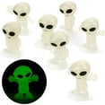 thumbnail image 1 of Glow in The Dark Alien Figurines for Kids - 100 Pcs Small Halloween Toys for Halloween Party Favors - 1" Bulk Toys Goodie Bag Pinata Stuffers - Bulk Gifts for Kids - Vending Machine Toy, 1 of 7