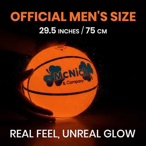 Glow in The Dark Basketball Net Hoop Pair LED Lighted Basketball Hoop Net for Outdoor Standard Hoops Heavy Duty All-Weather Nylon, Anti-Whip, Luminous Nightlight Basketball Net with Air Pump