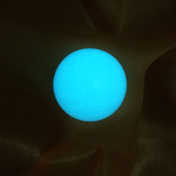 Glow in the Dark Crystal Sphere Ball, Luminous Green Blue Decorative Stone Orb 20-35mm, Night Glow Resin Marble for Home Decor, Aquarium, Garden & DIY Display