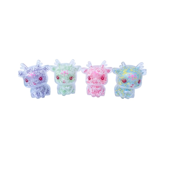 Glow in Dark Deer Shaped Squeeze Pack, Relaxation Squeeze Toys, Relaxation Toys, Sensory Toys for Student, 12Pc 4X3 Inch Flashing Foam Squeeze Balls for Tactile