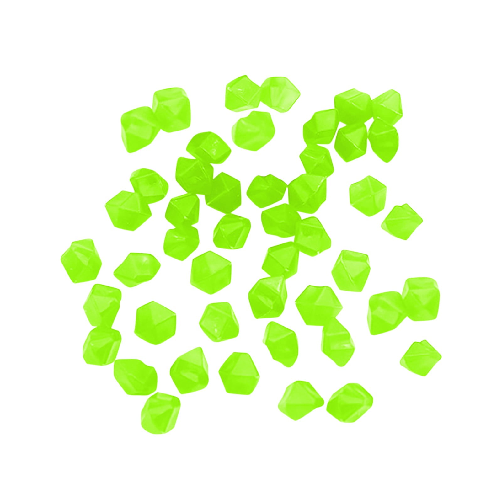 Glow in The Dark Diamond Luminous Stones for Aquarium Fish Tank, Garden ...