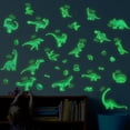thumbnail image 1 of Glow in The Dark Dinosaur Wall Decals, Glowing Stickers for Ceiling, Boys Bedroom Decoration, Large Luminous Removable Dinosaur Wall Decor for Nursery, Kids Birthday Gift, 1 of 7