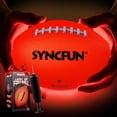 thumbnail image 1 of SYNCFUN Glow in The Dark Football Light Up Led Football Birthday Gifts for Teen Boy Glowing Red Cool Football Stuff Outdoor Games for Evening Play Toys for Kids Ages 3 Old and up, Size 6, 1 of 10