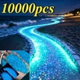 thumbnail image 1 of Glow In The Dark Garden Pebbles Fluorescent Stones Night Light Outdoor DIY Decor Weather Resistant Easy Clean Long Lasting Glow, for Garden Path Yard Flower Bed Aquarium Landscaping, 1 of 9