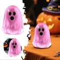 thumbnail image 1 of Glow in The Dark Ghost Mini Figurines | Halloween Blind Bag Ornaments for DIY Decor | Cute Desktop Accessories | Gothic Party Favors |Halloween Resin Decorations(Dark Pink), 1 of 6