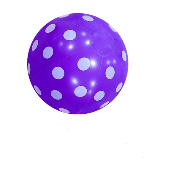 Glow in the Dark LED Inflatable Beach Ball Summer Swimming Pool Disco Balls Confetti Glitters Blow up Toys Decorations for Beach Wedding Birthday Party Favor, Purple, 7.87 x 6.69 x 0.39 Inch