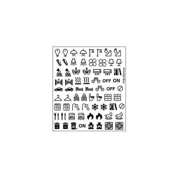 Glow In The Dark Light Switch Decal Stickers, Assorted Luminous Pattern Outlet Wall Stickers, Removable Fun Icon Label Stickers for Bedroom Living Room Light Switches Decor,5.12*5.91 in.