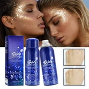 Glow in The Dark Makeup for Little Girls Party Party Supplies Glitter Spray Makeup Party Skin Glitter Clothing Highlighter Makeup for Kids 8-12 with Light