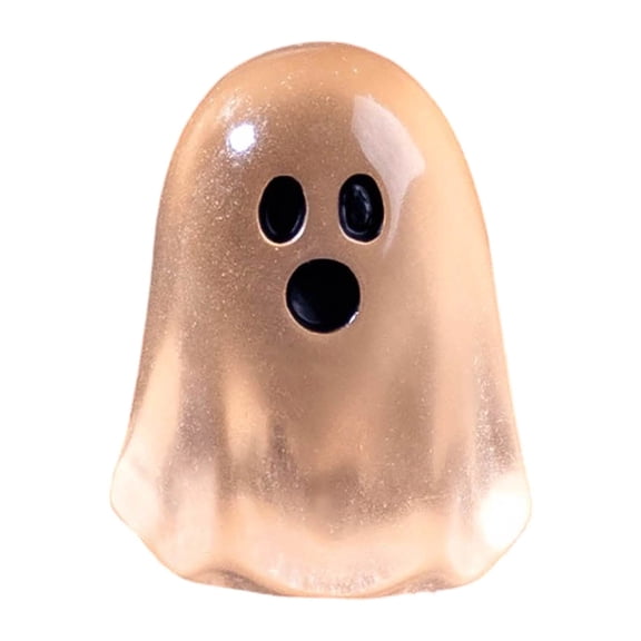 Glow in The Dark Mini Ghosts Figures with Box Mini Ghost Cute Resin Luminous Ghosts Statue Micro Landscape Creative Decoration for Home Desktop Garden