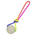 thumbnail image 1 of Glow In The Dark PuppyBall Luminous PuppyBall With Rope Luminous RubberBalls For Small Large And Medium Puppy Glow In The Dark Puppy Dinosaur Squeaky Small Dog Christmas Tough Dog Rope Dog Tug for, 1 of 4