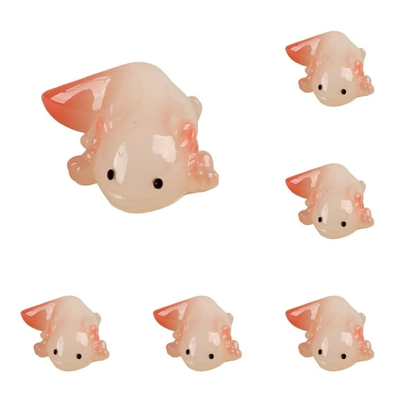 Glow in The Dark Resin Figures, Luminous Mini Sea Animals for DIY Aquarium Decor, Micro Landscape Fairy Garden Ornaments, Cute Miniature Collectibles for Party Hidden Game & Home Decor