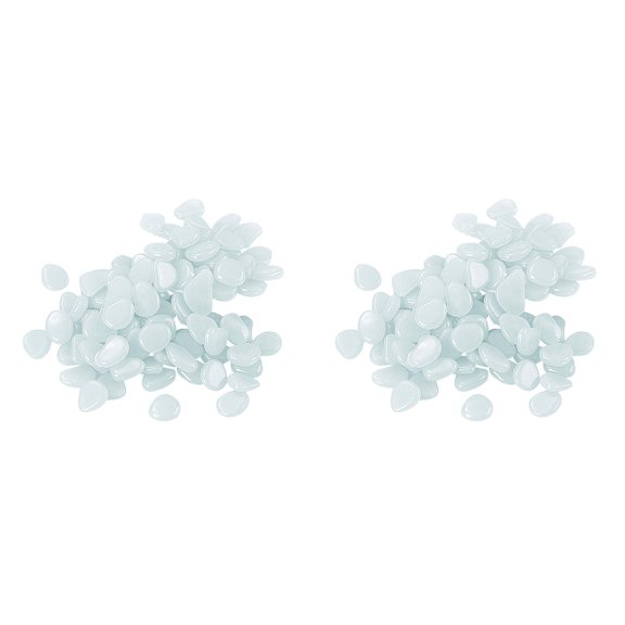 Glow in The Dark Rocks 100-300 Pcs Glowing Pebbles Luminous Stones Decor for Fish Tank Aquarium Garden Yard Path Patio Walkway Driveway Pots Bonsai