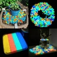 thumbnail image 1 of Glow in The Dark Rocks Outdoor, 500 pcs Blue Solar Rocks for Landscaping, Outdoor Decor Glow in The Dark Stones, Glowing Pebbles for Garden Backyard Patio Lawn Path, Powered by Sunlight, 1 of 10