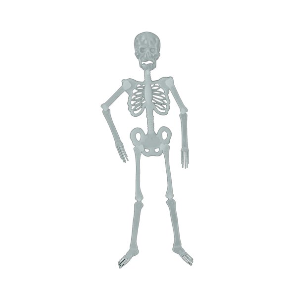 Glow In The Dark Skeleton Halloween Props Bar Decorations Fluorescent Skeleton Halloween Funny Decorations Light Bar for in The Dark Lights Bulbs for Glow Parties Light Lamp for Room Portable Poles