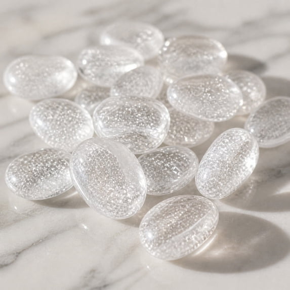 Glow in the Dark Star Stones, Luminous Pebbles for Aquarium Decor, DIY Transparent Glowing Rocks for Garden Path, Fish Tank, and Outdoor Landscaping, E, by IHXORA