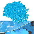 thumbnail image 1 of Glow in the Dark Stepping Stones Blue Luminous Garden Rocks for Outdoor Walkways Path Lighting Aquarium Decor 50pcs Night Glow Pebbles for Landscaping Fish Tank Yard Patio,Blue-50pcs, 1 of 3