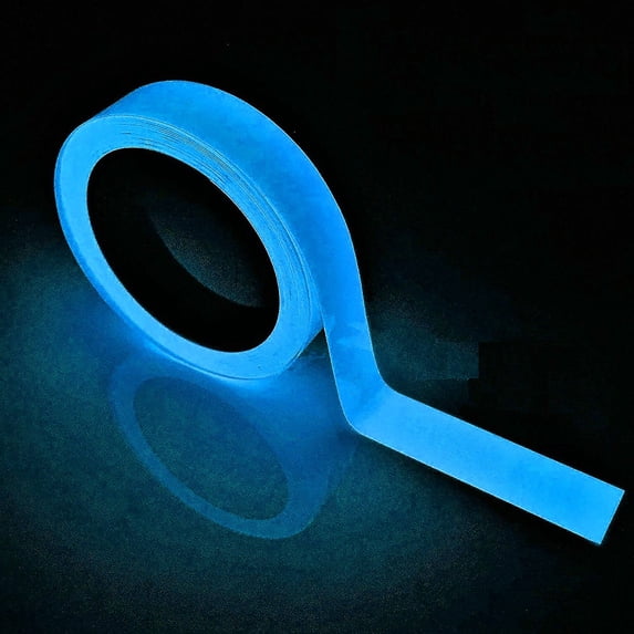 Glow in The Dark Tape,0.78x118inch Luminous Self-Adhesive Safety Tape, Removable Glow Tape for Night Safety Marking, Emergency Exit, Stairs, Party DIY Home Outdoor Night Decoration