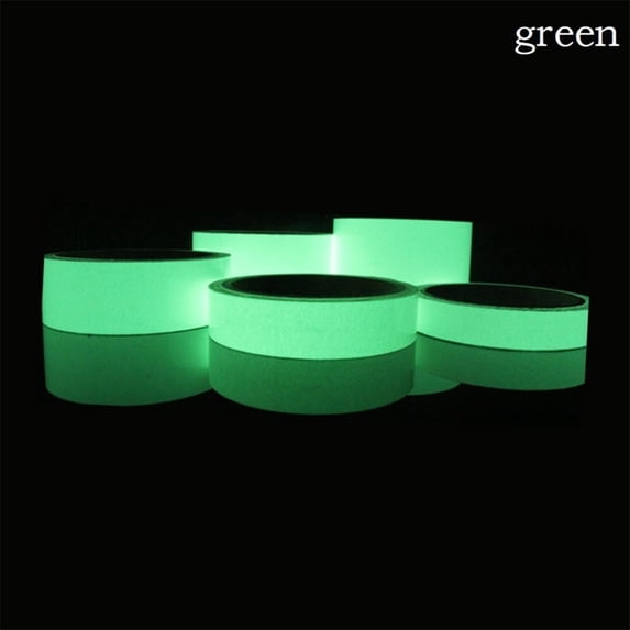Glow in The Dark Tape Ecohintz Removable Reflective Glow-In-The-Dark Tape (1cmx1M) - Self-Adhesive Luminous Strip for Home Decor, Safety & Nighttime Visibility, Reusable & Waterproof, Reflective Tape