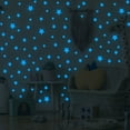 thumbnail image 1 of Glow in The Dark Wall Stickers, Colorful Star Ceiling Decals for Kids Room, Bedroom Home Decor, DIY Glowing Wall Art, Self Adhesive Night Light Stickers, 1 of 4