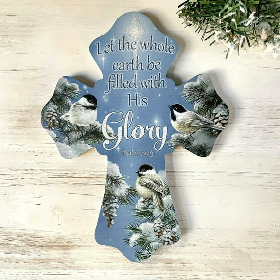 Glow Decor 265122 6 x 8 in. His Glory Wall Cross