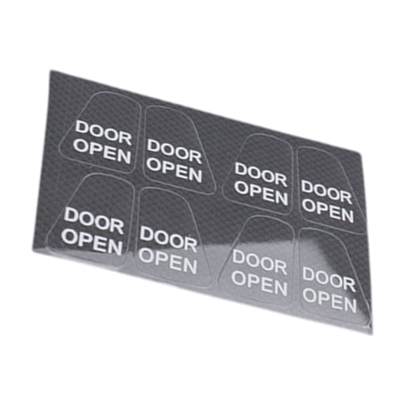 Glow Door Direction Stickers Storefront Direction Sign for Enhances Night Safety Easy Installation in Multiple Locations