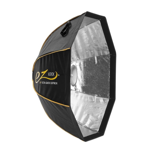 Glow EZ Lock 36" Quick Octa Large Bowens Softbox, Bundle with 9.5' Air Cushioned Light Stand
