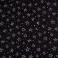 Glow Fabric by The Yard Luminous White Stars Night Sky Fabric Glow in