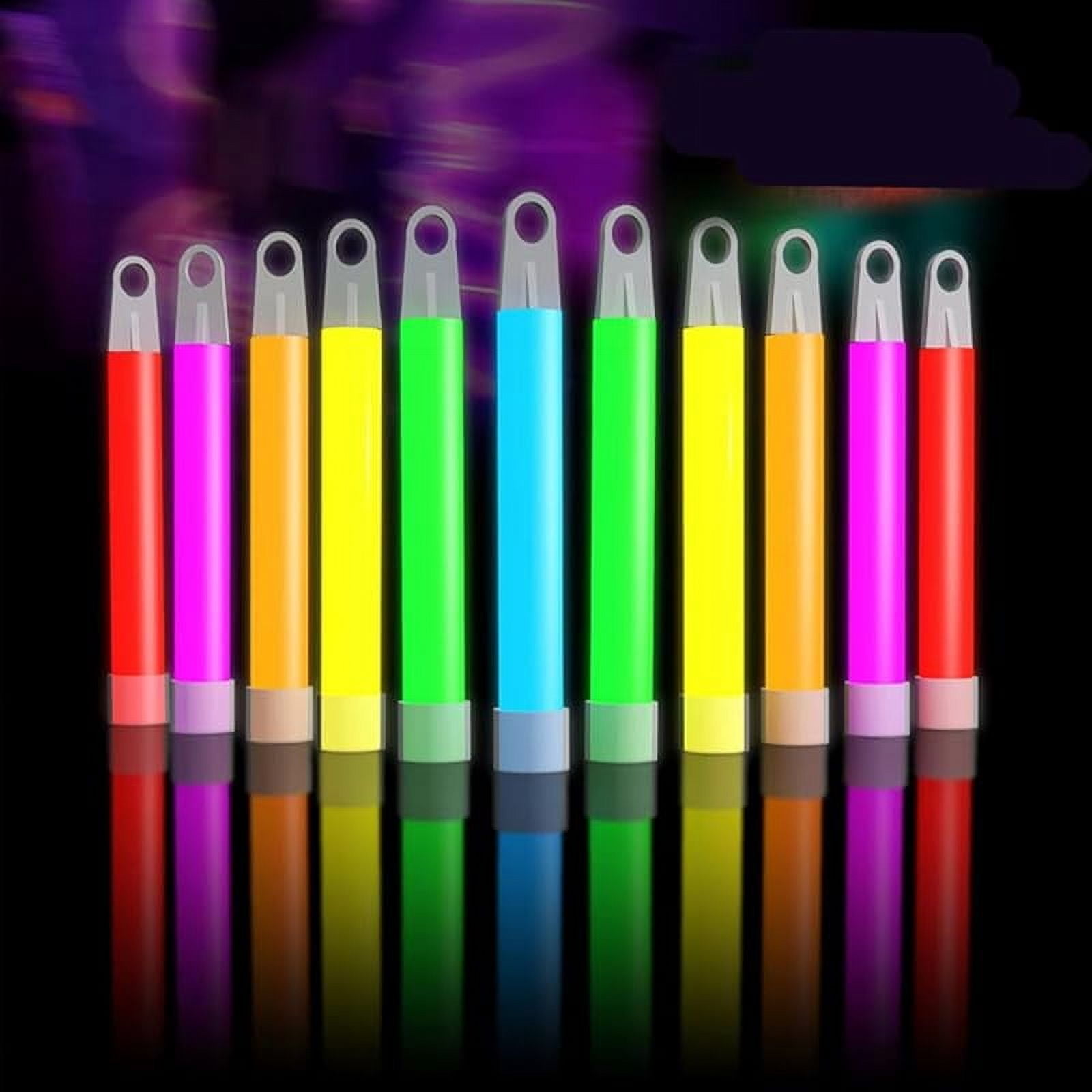 50 Bastoncini Luminosi Jumbo 25,4 Cm Glow Fever - Verde, Lunga Durata 8-14 Ore - Per Feste, Rave, Matrimoni