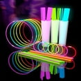 thumbnail image 1 of Glow Fever Glowsticks Bulk 1200pcs Party Pack includes 600 8" Glow Sticks and 600 connectors, Bracelets and Necklaces, DIY Costume , Light Sticks, for Concert, Wedding and Birthday, Multicolor, 1 of 6