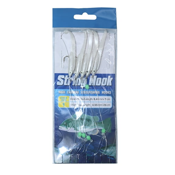 Glow Fishing Beads for Freshwater and Saltwater, Fish Skin Sea Rigs Fishing Rigs Fishing Baits Rigs