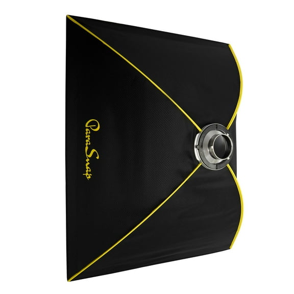 Glow ParaSnap 36x44" Rectangle SterlingFibre Bowens Mount Softbox with External & Internal Diffusers, 144mm Bowens Speedring, w/Quick Speedring Swap for Studio Lighting