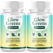 Glow Greens Advanced Gut Support Pills Advanced Energy Vitamin Supplement GlowGreens 120 Capsules