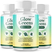 Glow Greens Advanced Gut Support Pills Advanced Energy Vitamin Supplement GlowGreens 180 Capsules