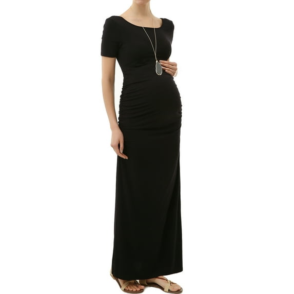Glow & Grow Maternity Lace Trimmed Colorblock Dress