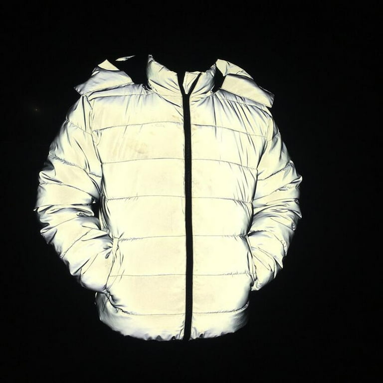 Grey reflective coat hot sale