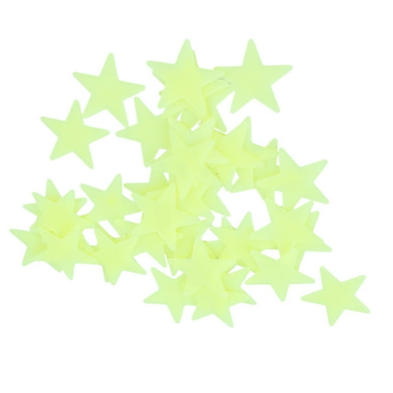 Glow In The Dark 3D Stars Wall Stickers 100Pcs Luminous Fluorescent Wall Sticker for Kids Baby Room Bedroom Ceiling Home Decor