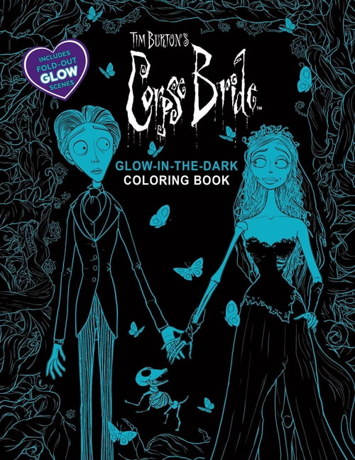 Glow-In-The-Dark Coloring Tim Burton's Corpse Bride Glow-In-The-Dark Coloring Book (Paperback)