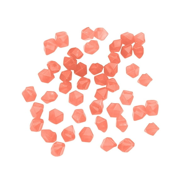 Glow In The Dark Diamond Shape Stones - Luminous Aquarium Gravel For Fish Tank Landscaping, Non-Toxic Blue Light Rocks