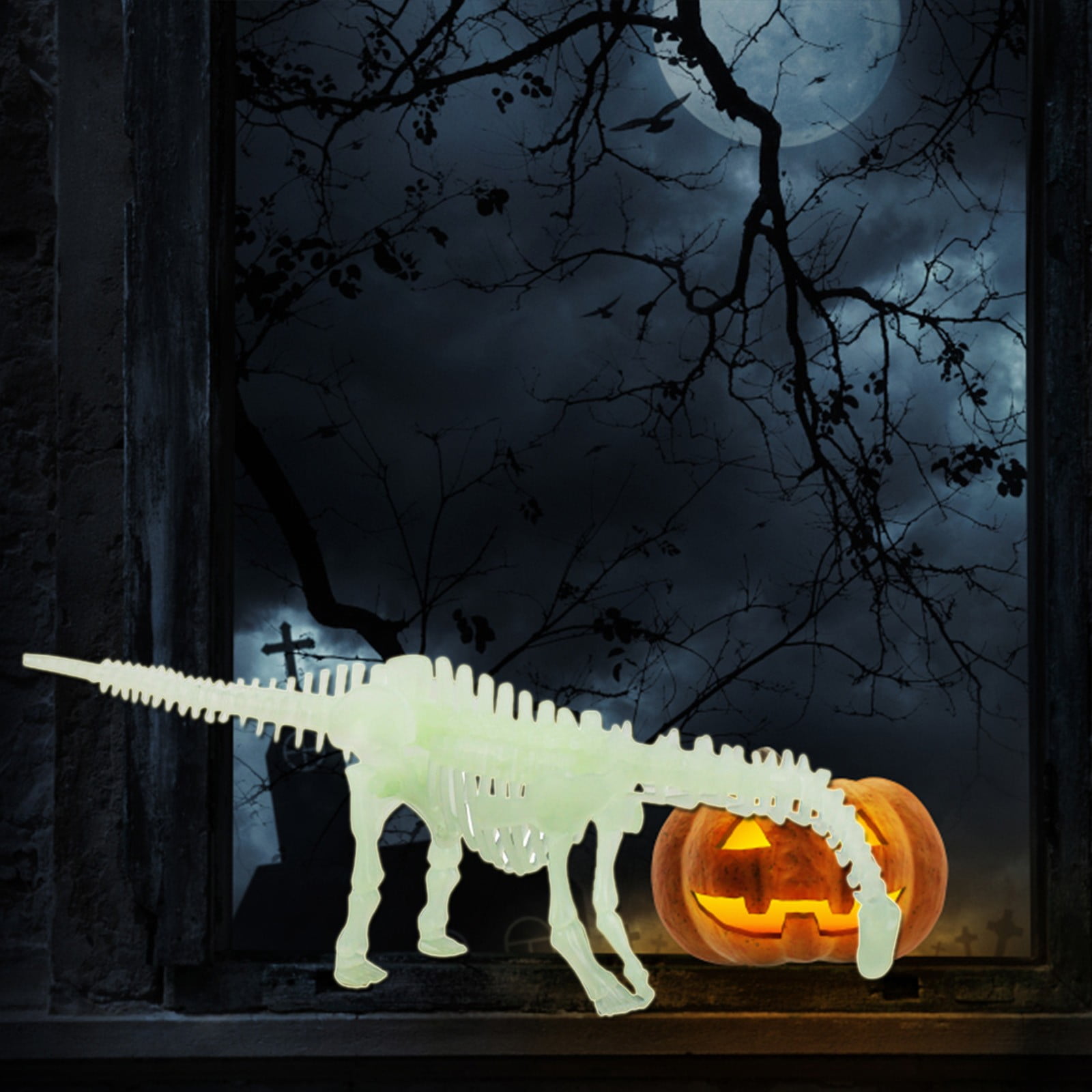 Glow In The Dark Dinosaur Skeleton Model DIY Assembling Dinosaur Skeleton Children’s Assembly